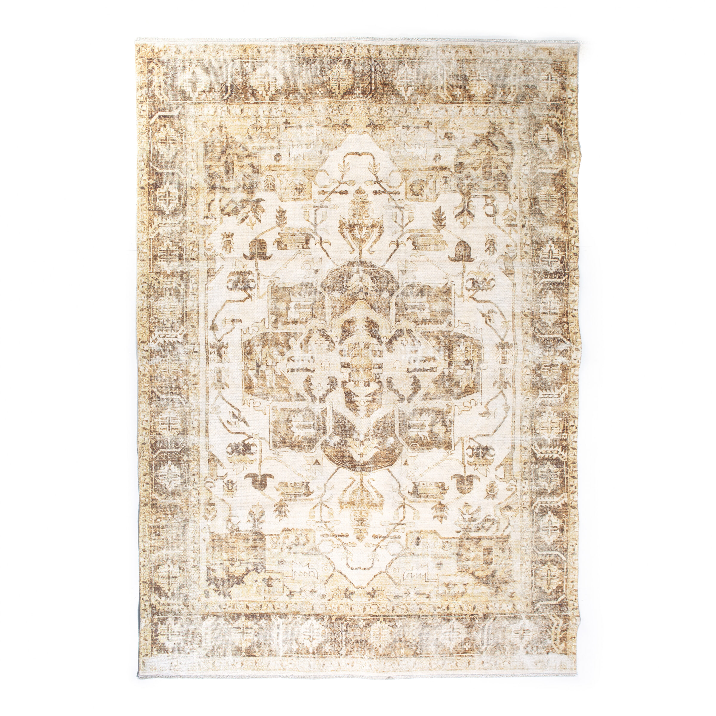 By-Boo Vloerkleed 'Alix' 200 x 290cm, kleur Groen By-Boo Vloerkleed 'Alix' 200 x 290cm, kleur Groen