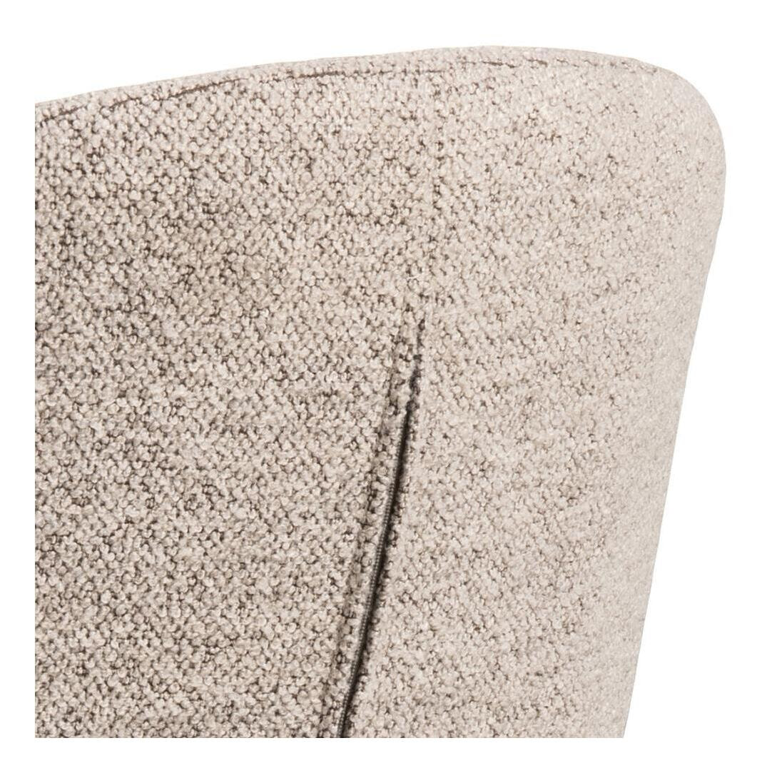 Bendt Draaibare Eetkamerstoel 'Marranda' Stof, kleur Beige
