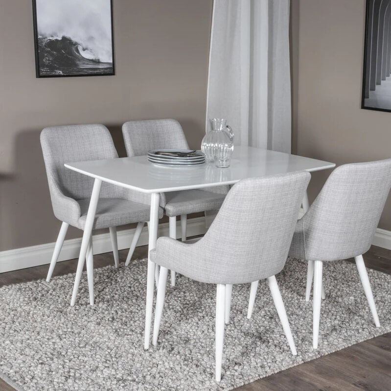 Nohr Eettafel 'Austina' MDF, kleur Wit