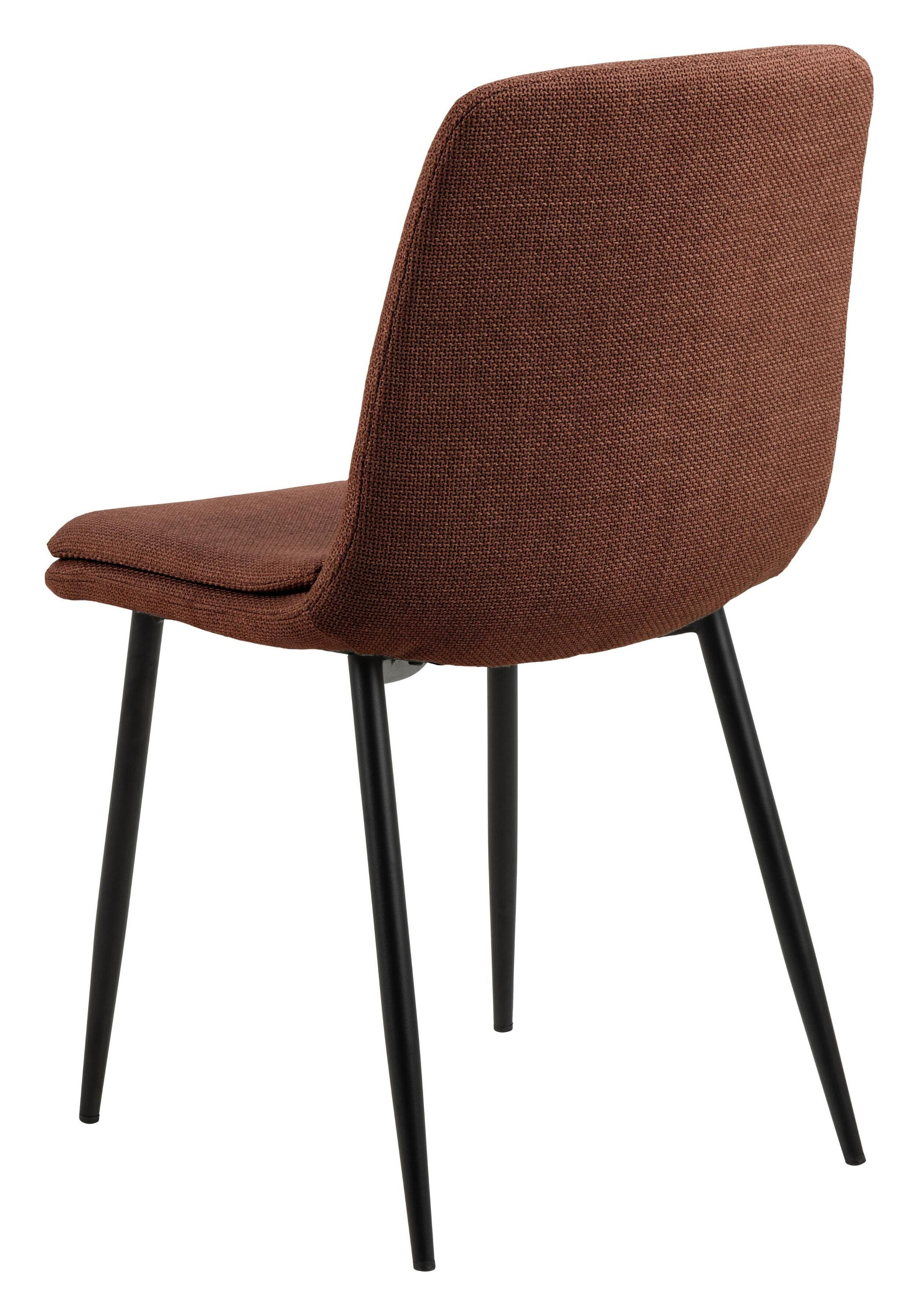 Bendt Eetkamerstoel 'Tronier' Structuurstof, kleur Terracotta