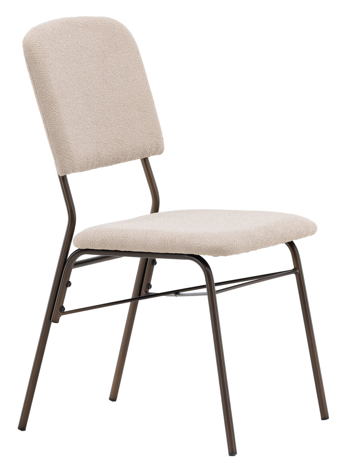 Nohr Eetkamerstoel 'Kristena' Bouclé, kleur Beige