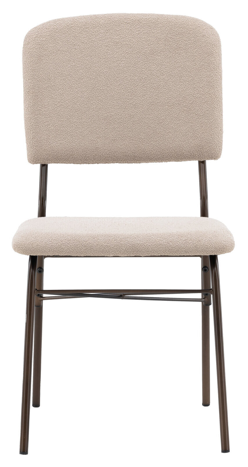 Nohr Eetkamerstoel 'Kristena' Bouclé, kleur Beige