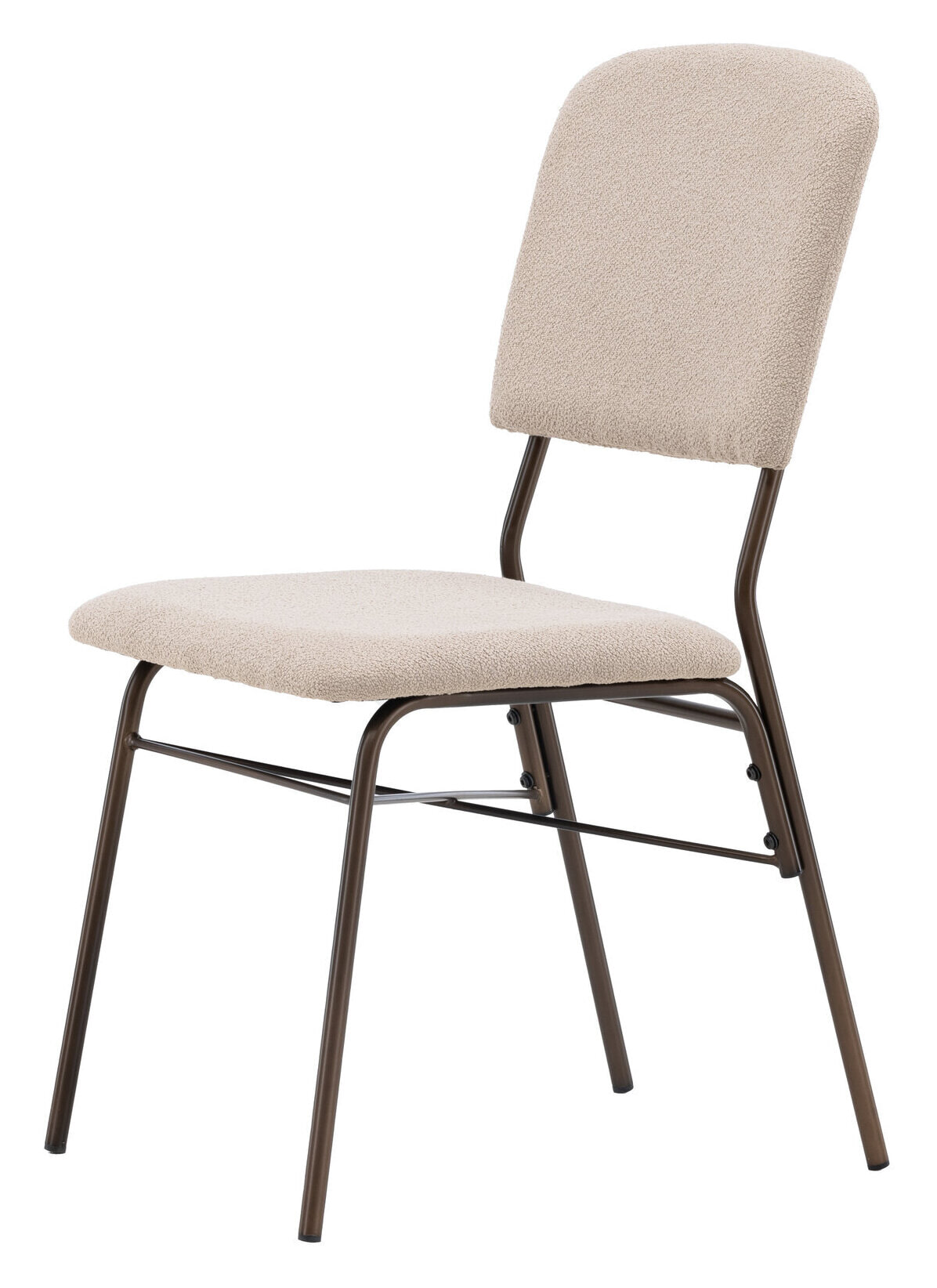 Nohr Eetkamerstoel 'Kristena' Bouclé, kleur Beige