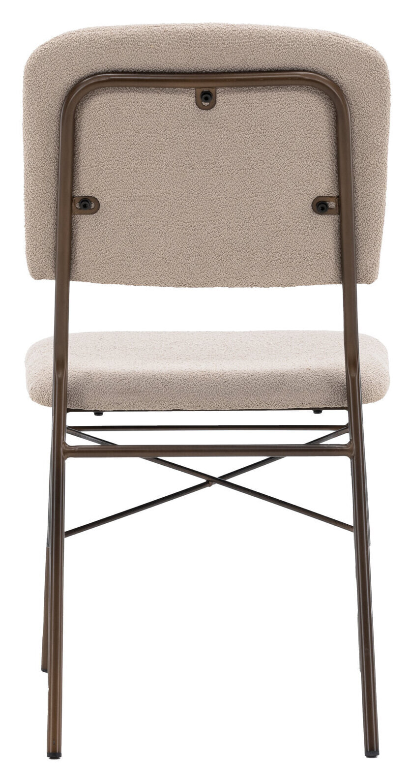 Nohr Eetkamerstoel 'Kristena' Bouclé, kleur Beige