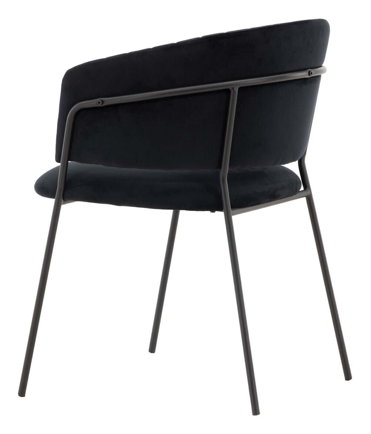Nohr Eetkamerstoel 'Tiffannie' Velvet, kleur Zwart