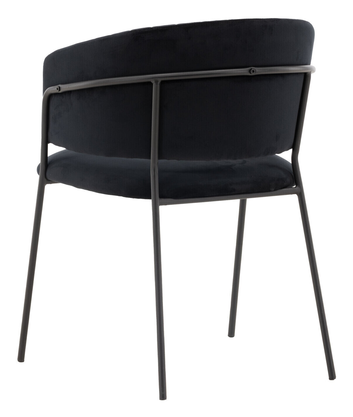 Nohr Eetkamerstoel 'Tiffannie' Velvet, kleur Zwart