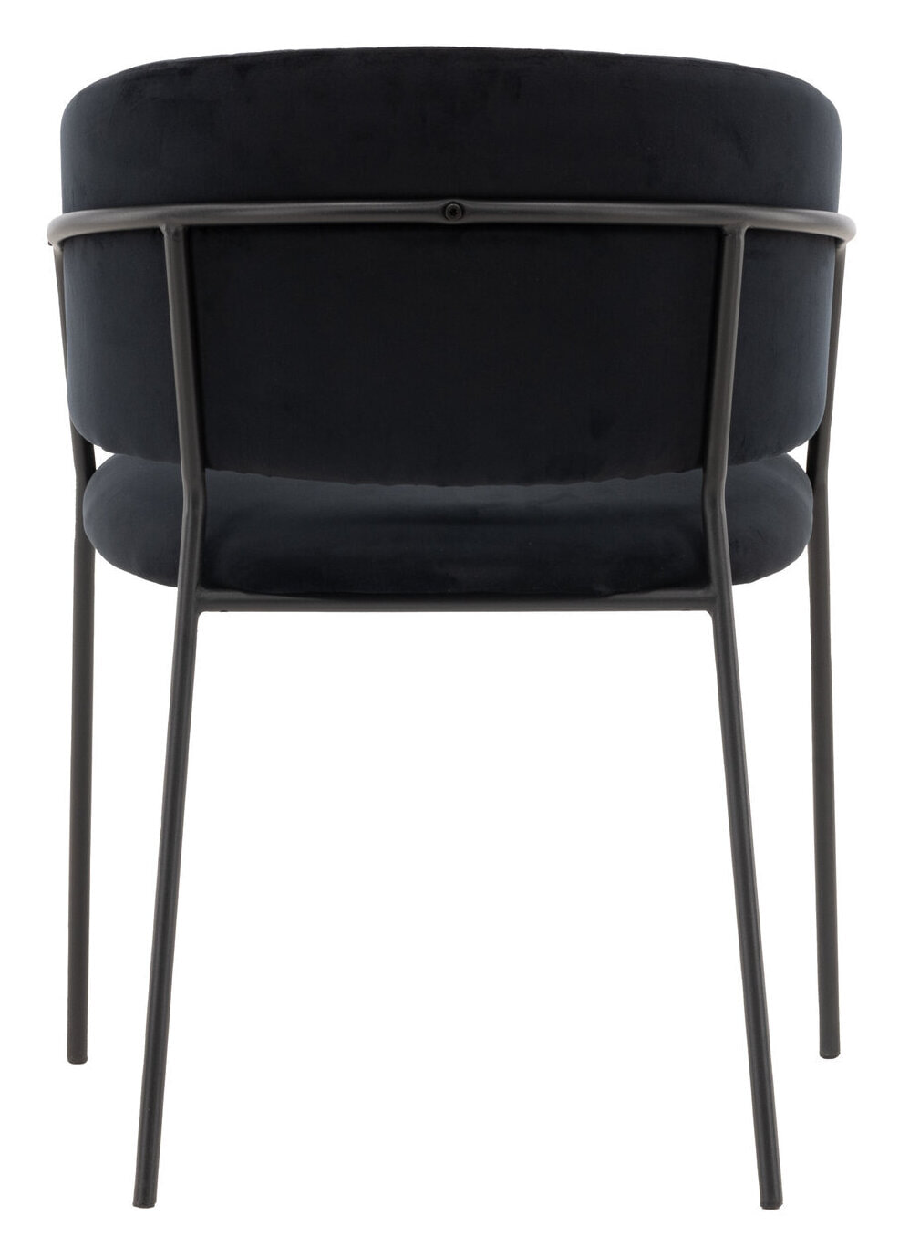 Nohr Eetkamerstoel 'Tiffannie' Velvet, kleur Zwart