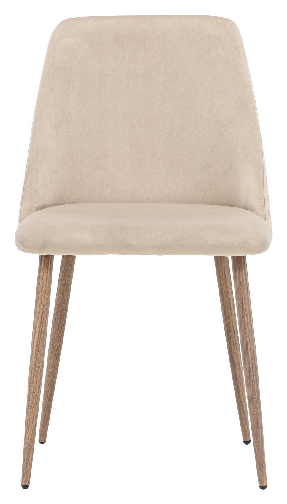 Nohr Eetkamerstoel 'Denon' Velvet, kleur Bruin