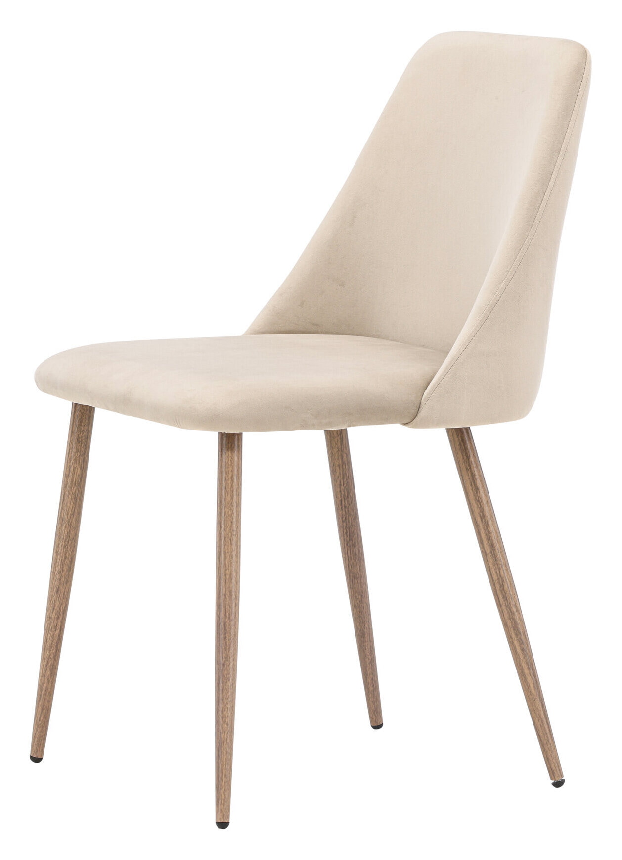 Nohr Eetkamerstoel 'Denon' Velvet, kleur Bruin
