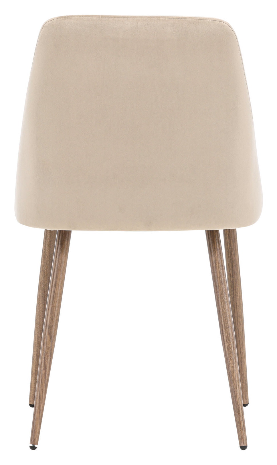 Nohr Eetkamerstoel 'Denon' Velvet, kleur Bruin