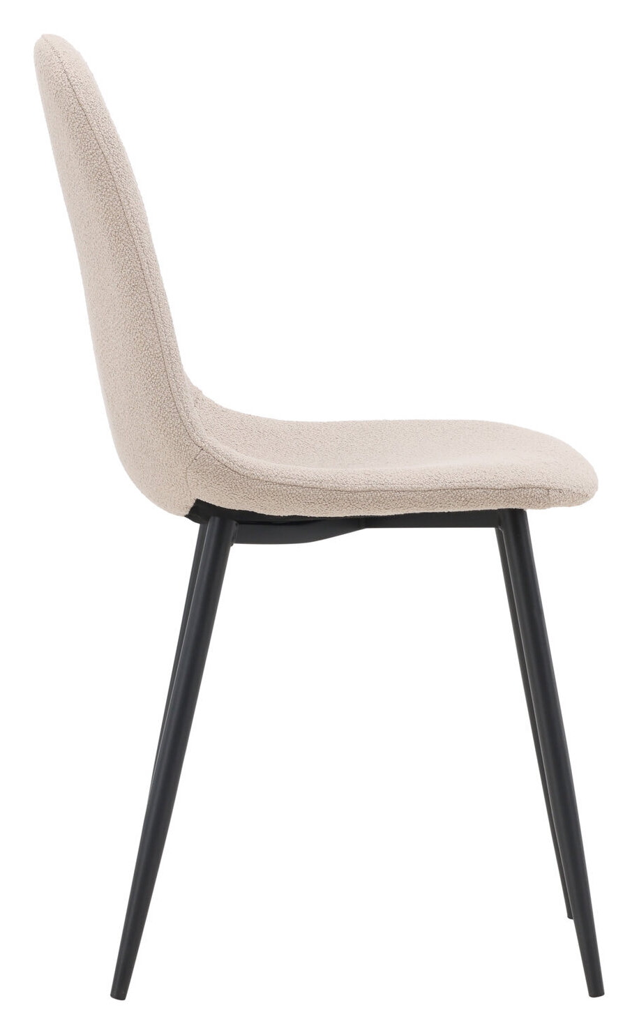 Nohr Eetkamerstoel 'Austina' Bouclé, kleur Beige