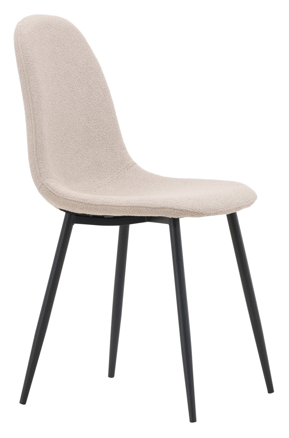 Nohr Eetkamerstoel 'Austina' Bouclé, kleur Beige