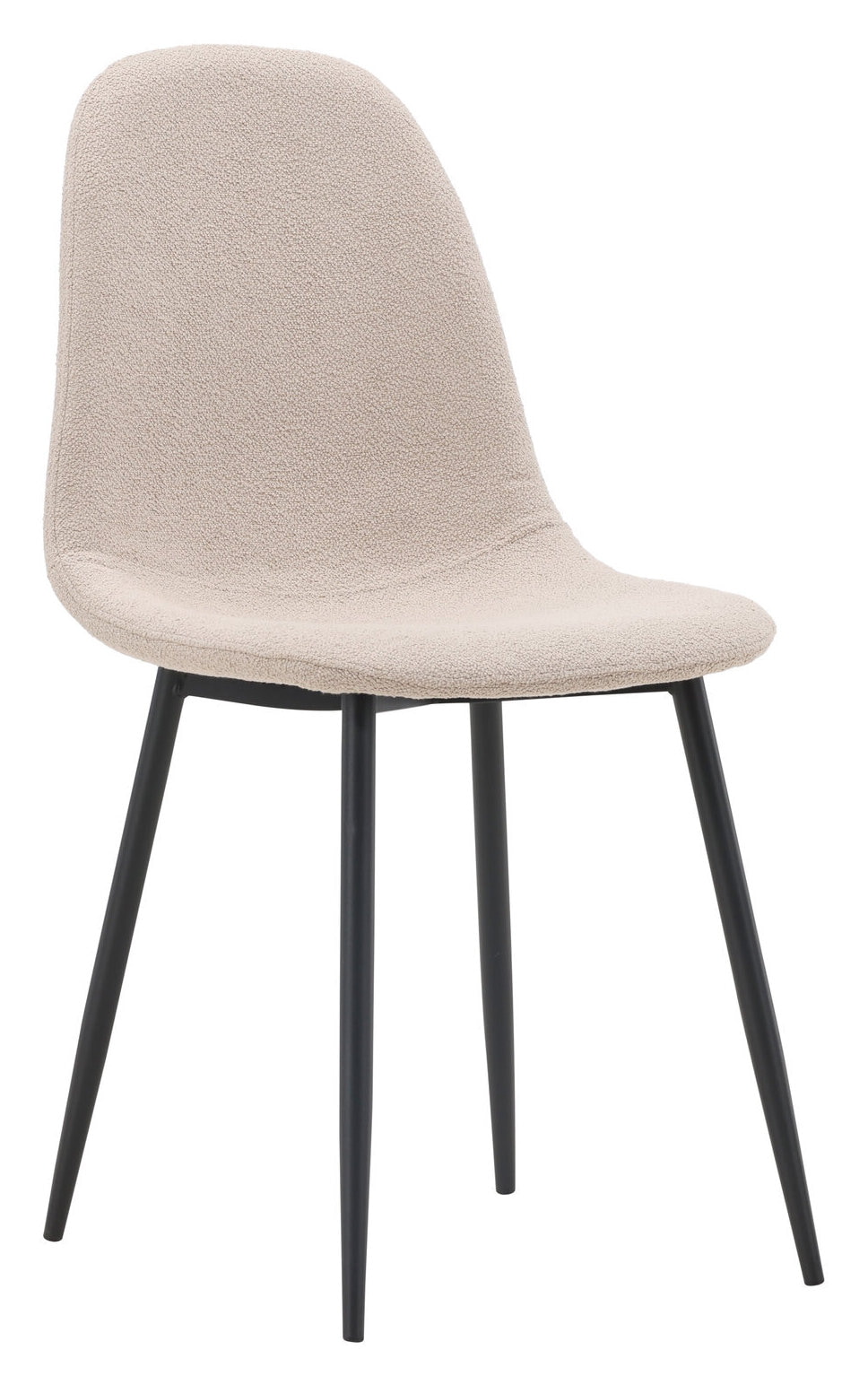 Nohr Eetkamerstoel 'Austina' Bouclé, kleur Beige