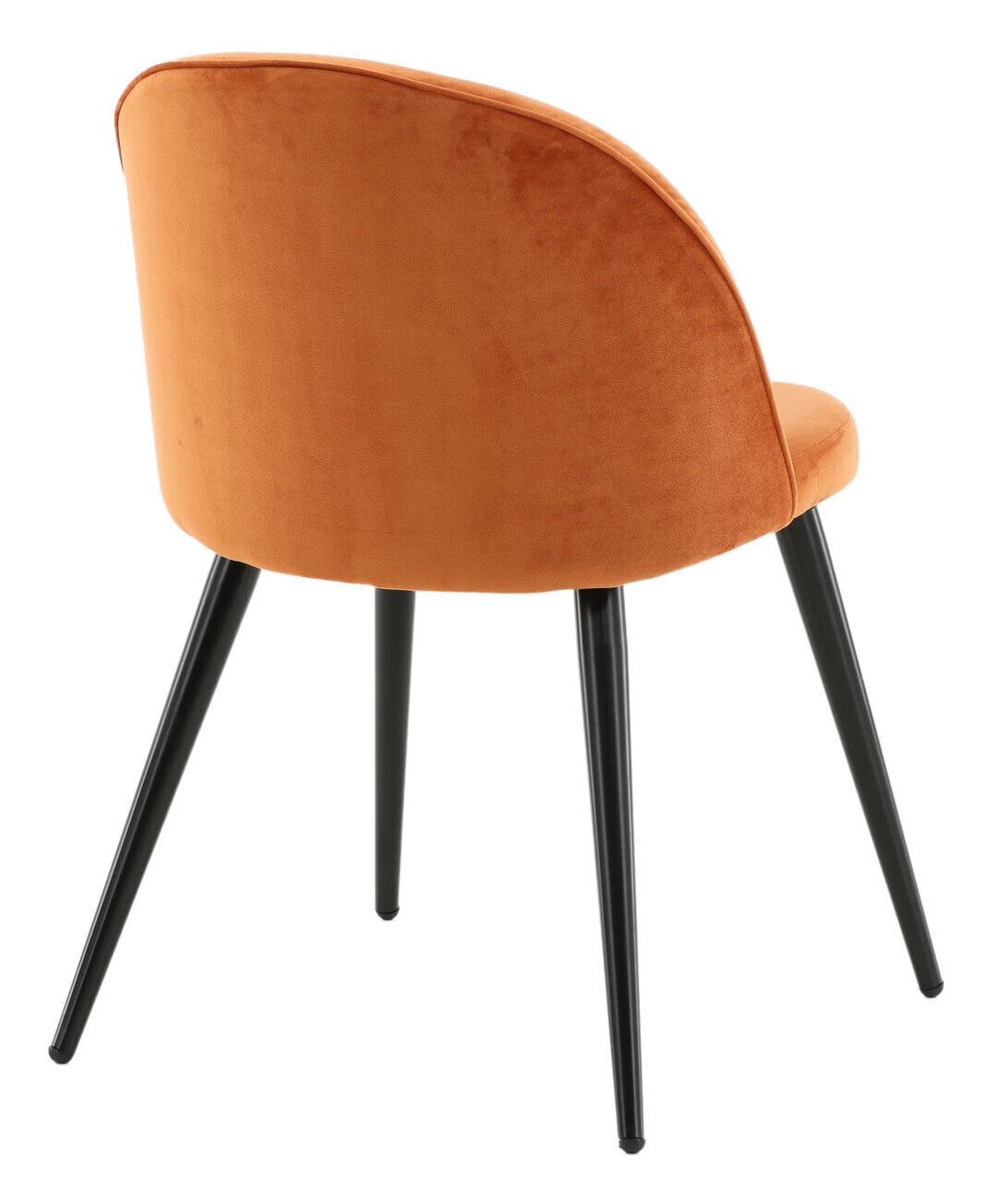 Nohr Eetkamerstoel 'Amon' Velvet, kleur Oranje
