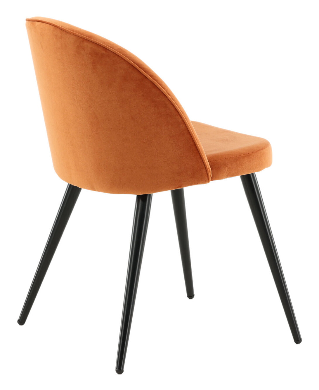 Nohr Eetkamerstoel 'Amon' Velvet, kleur Oranje