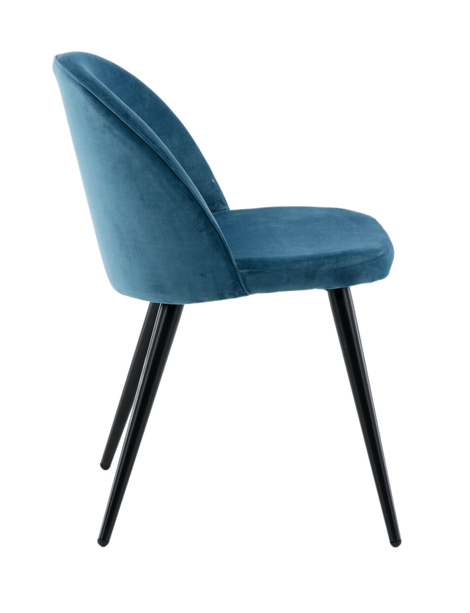 Nohr Eetkamerstoel 'Amon' Velvet, kleur Blauw