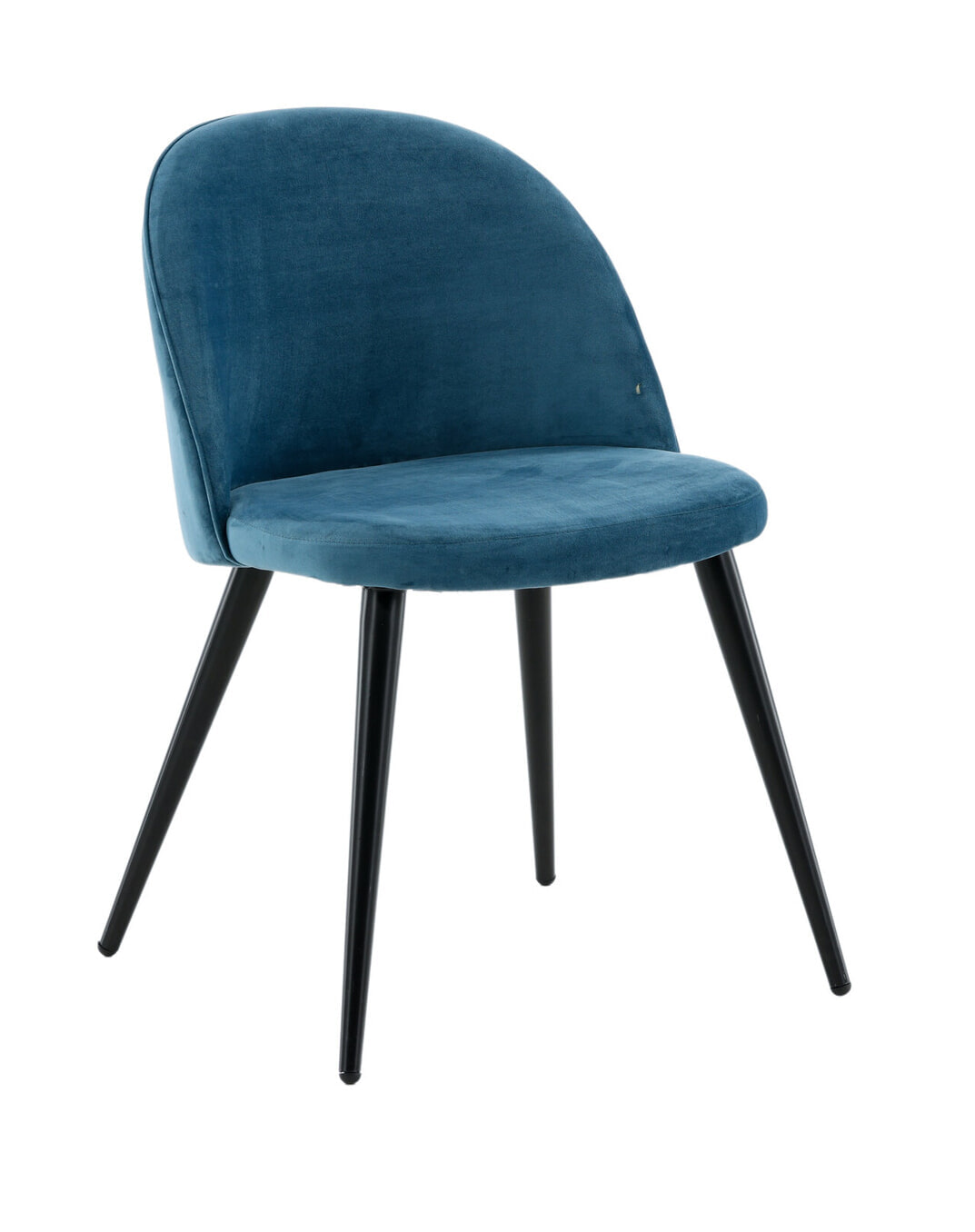 Nohr Eetkamerstoel 'Amon' Velvet, kleur Blauw