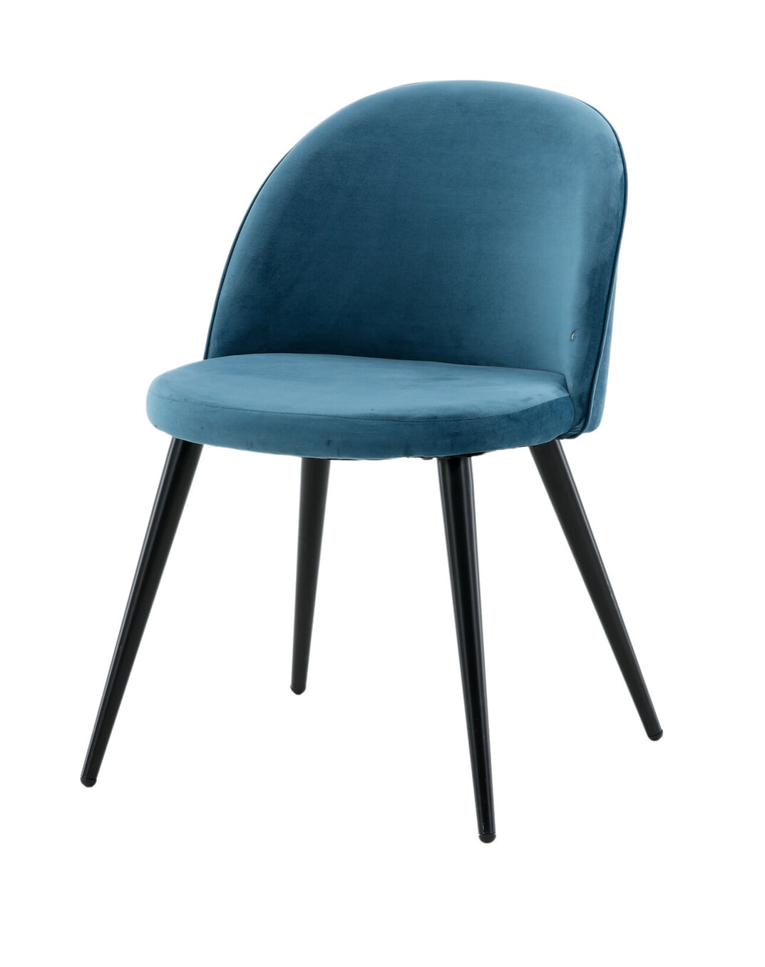 Nohr Eetkamerstoel 'Amon' Velvet, kleur Blauw