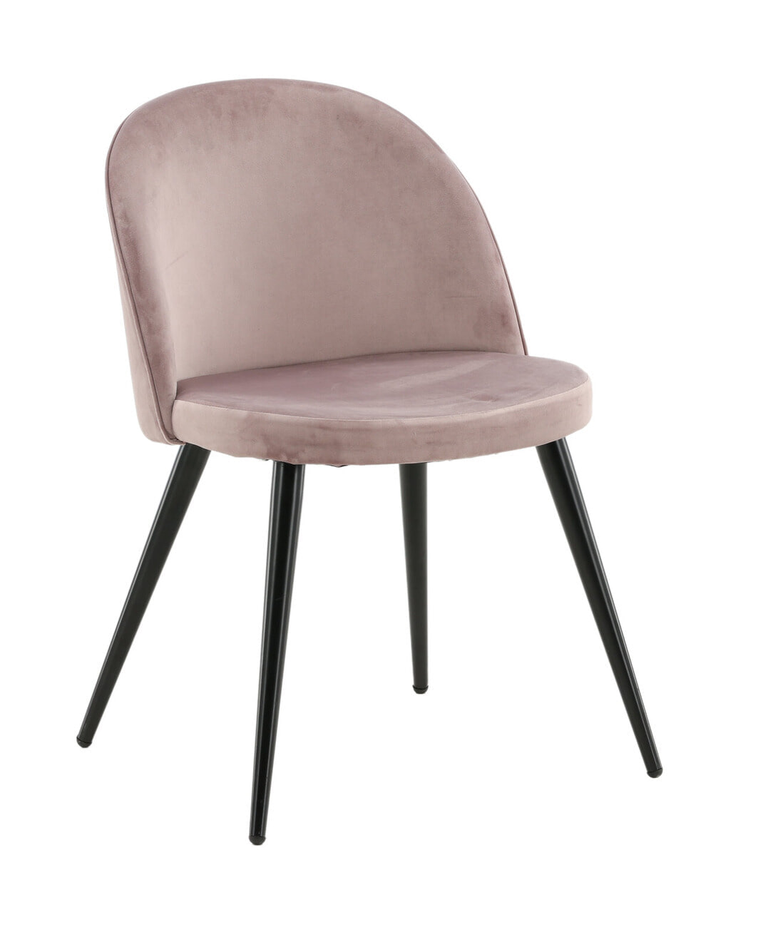 Nohr Eetkamerstoel 'Amon' Velvet, kleur Oudroze