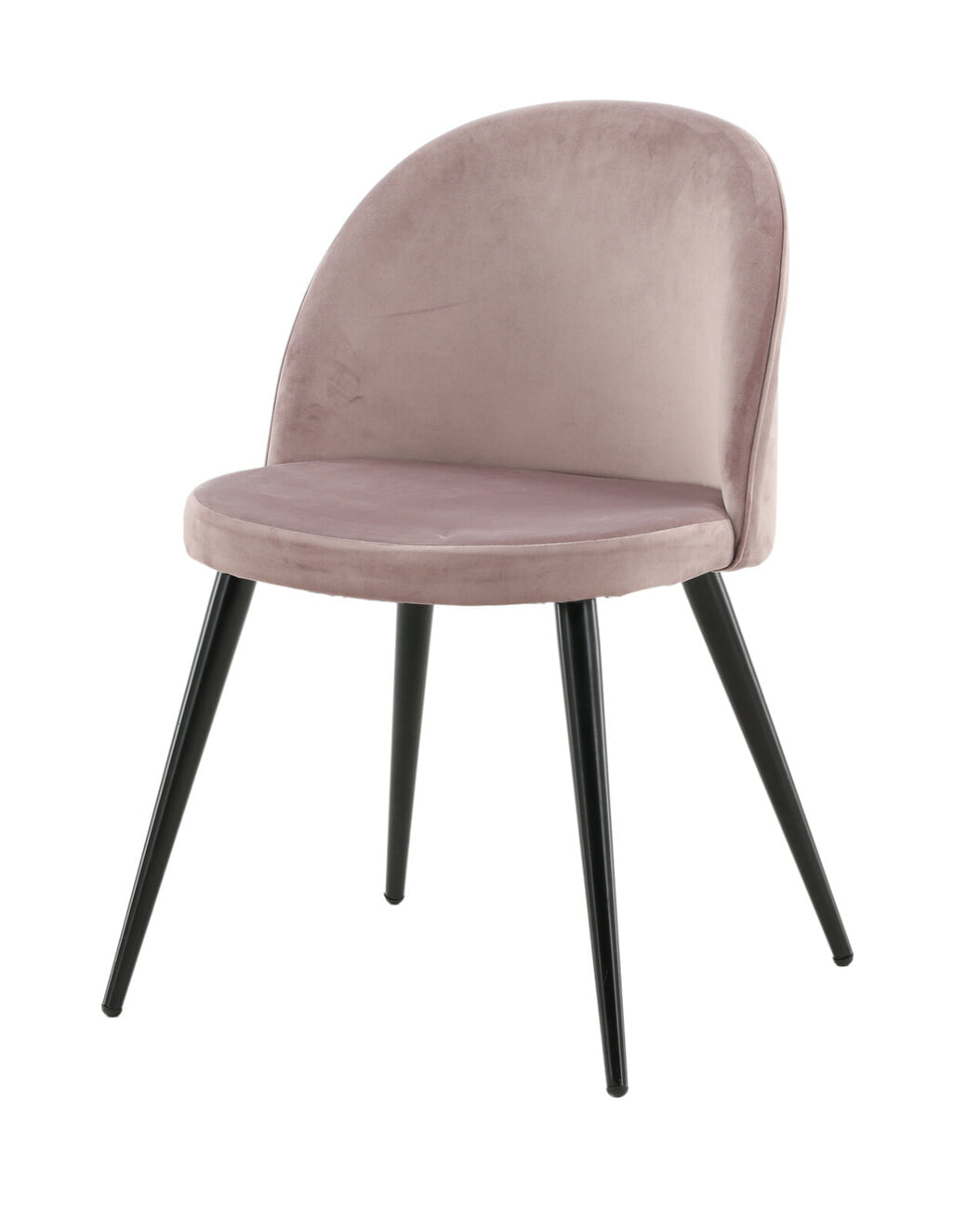 Nohr Eetkamerstoel 'Amon' Velvet, kleur Oudroze