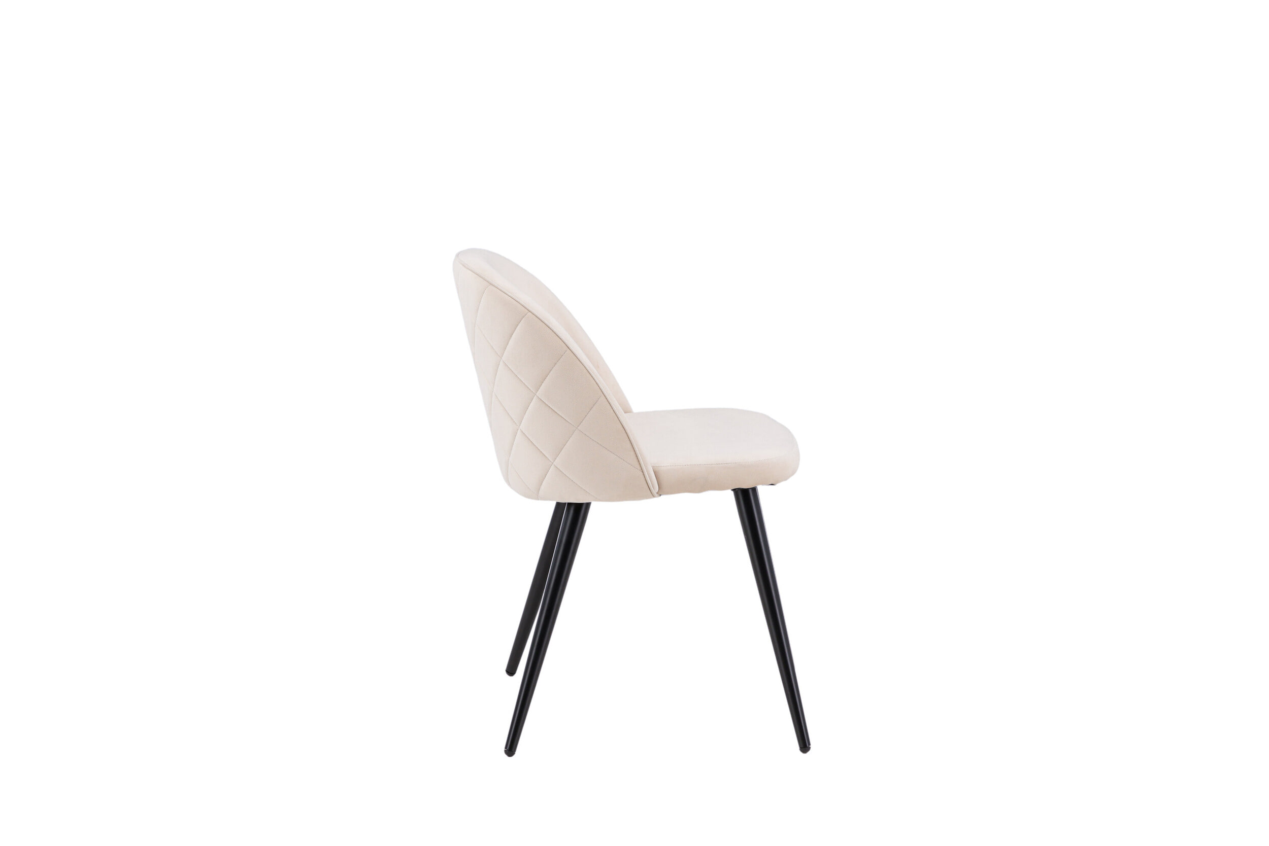 Nohr Eetkamerstoel 'Amon' Velvet, kleur Beige