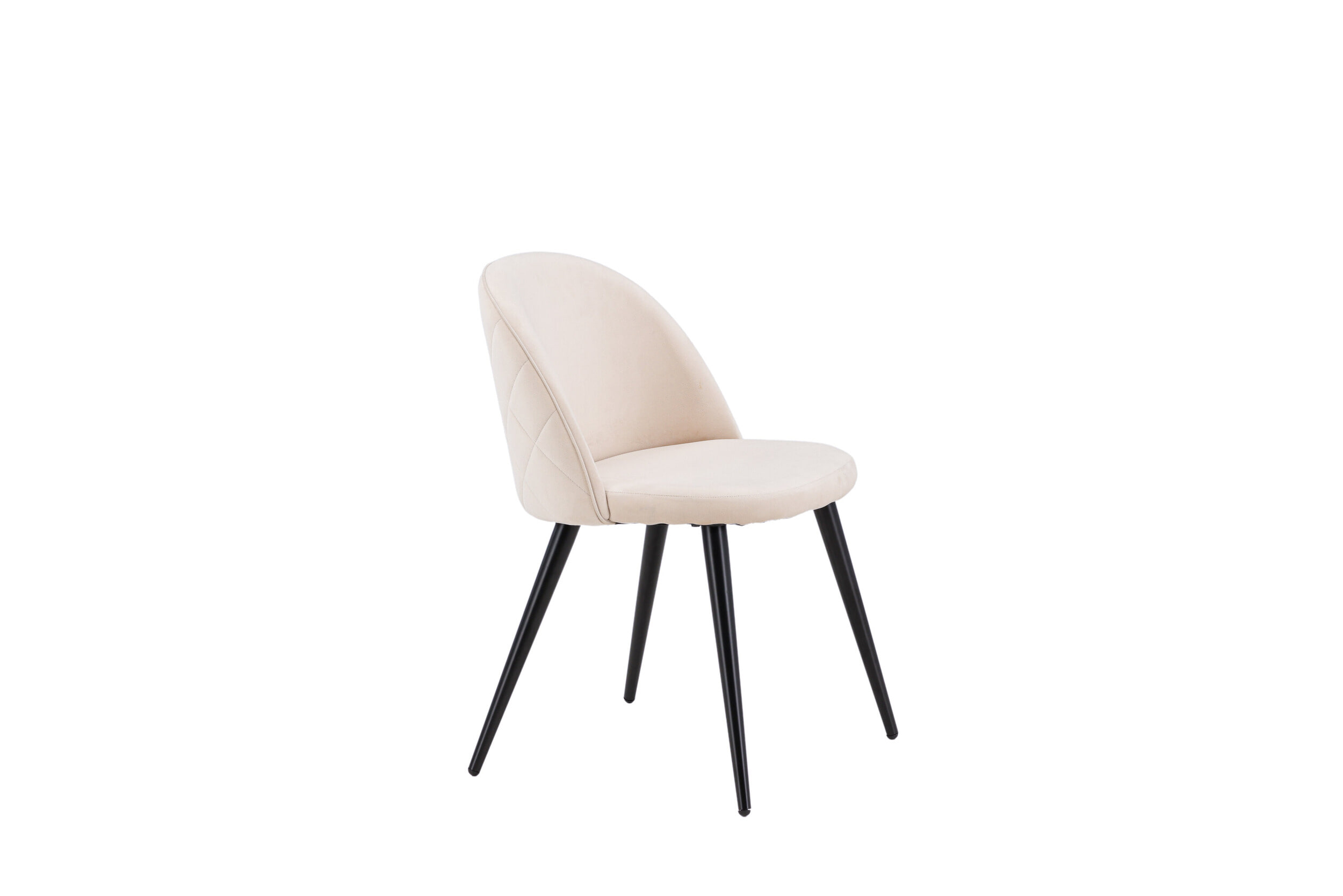 Nohr Eetkamerstoel 'Amon' Velvet, kleur Beige