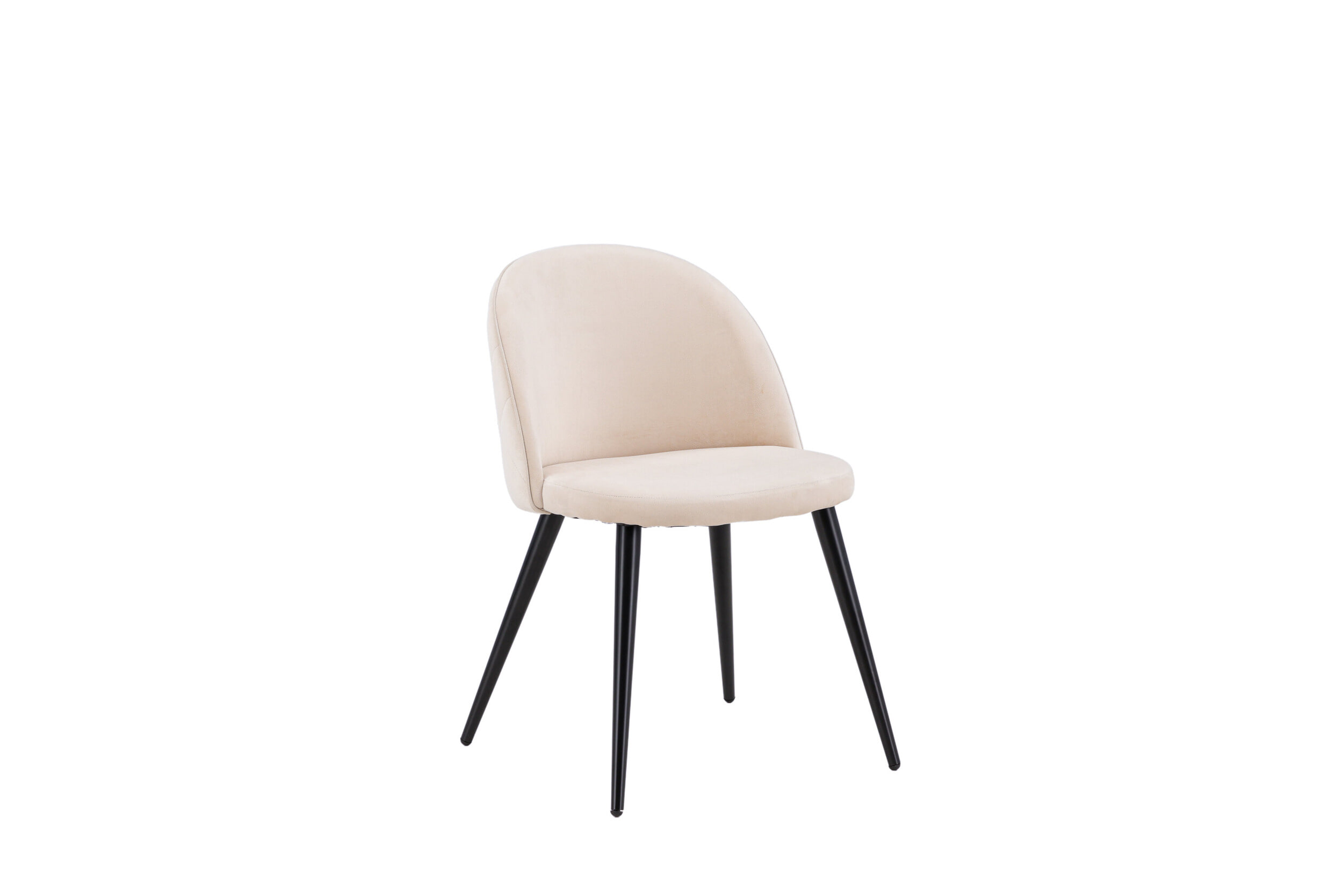 Nohr Eetkamerstoel 'Amon' Velvet, kleur Beige