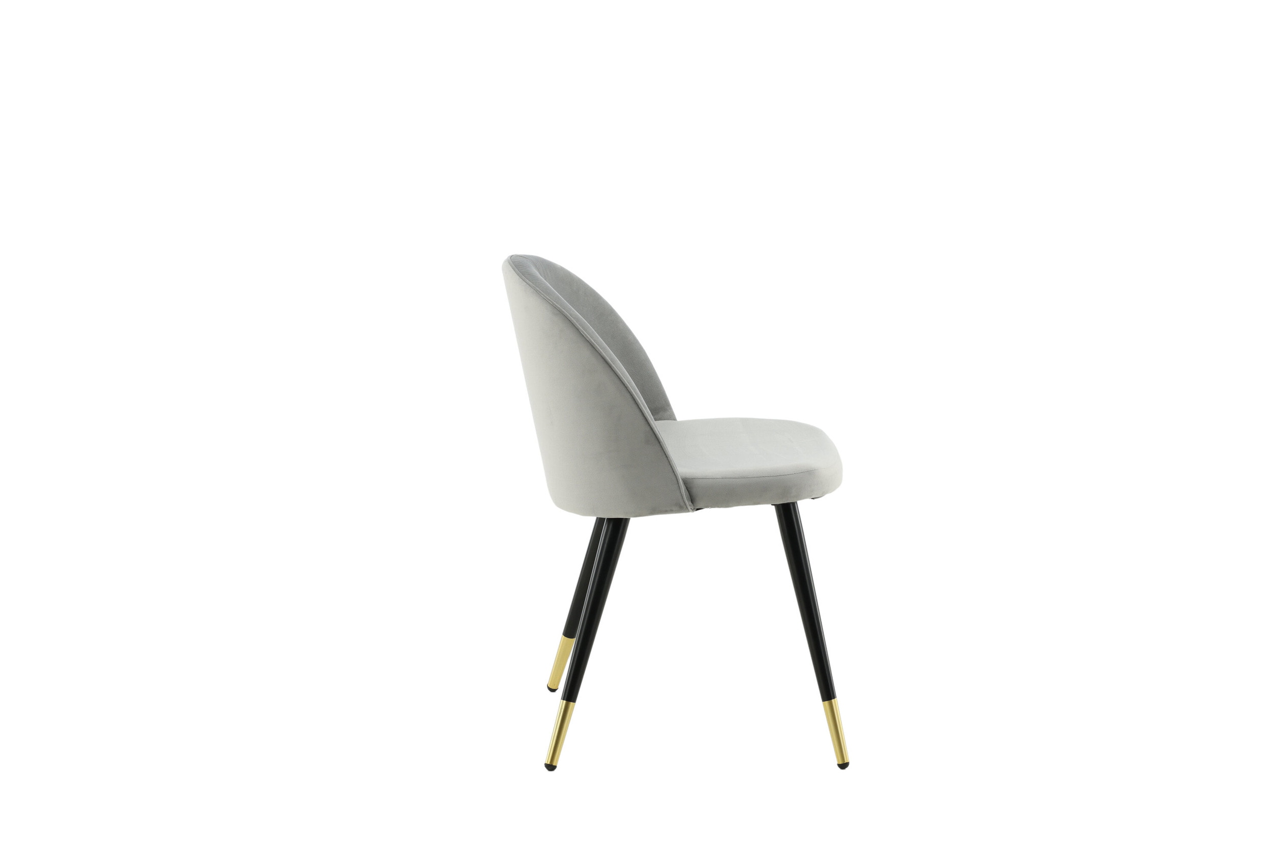 Nohr Eetkamerstoel 'Amon' Velvet, kleur Grijs
