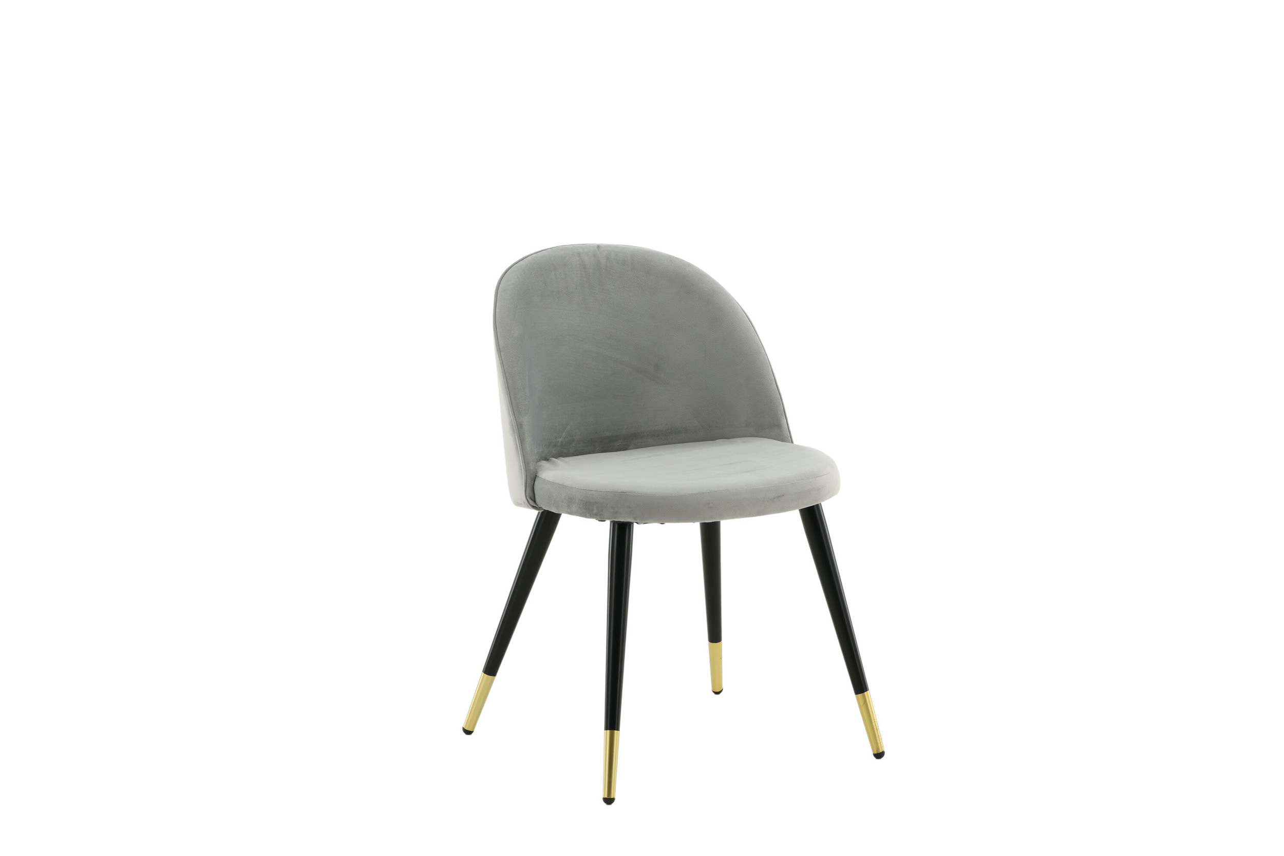 Nohr Eetkamerstoel 'Amon' Velvet, kleur Grijs