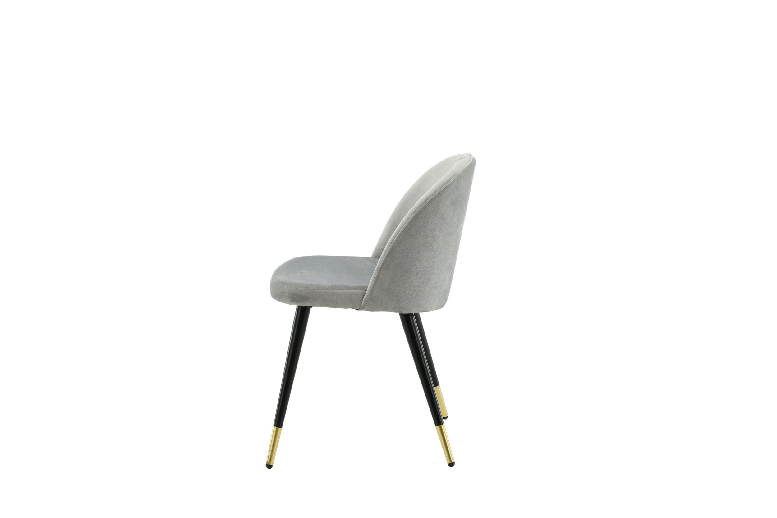 Nohr Eetkamerstoel 'Amon' Velvet, kleur Grijs