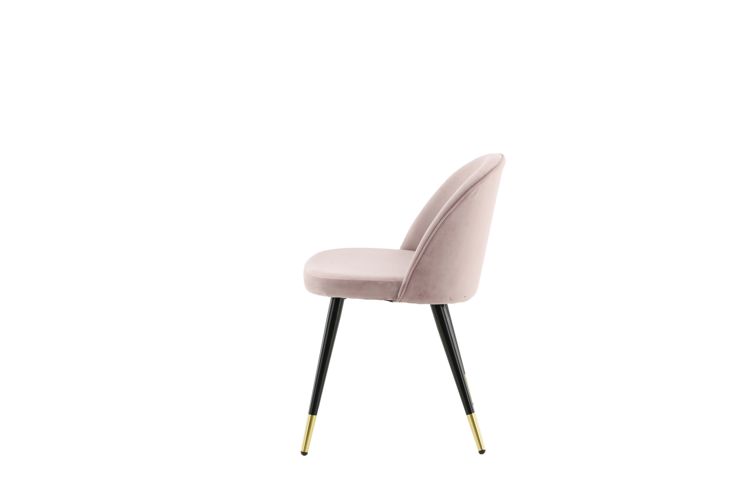 Nohr Eetkamerstoel 'Amon' Velvet, kleur Roze