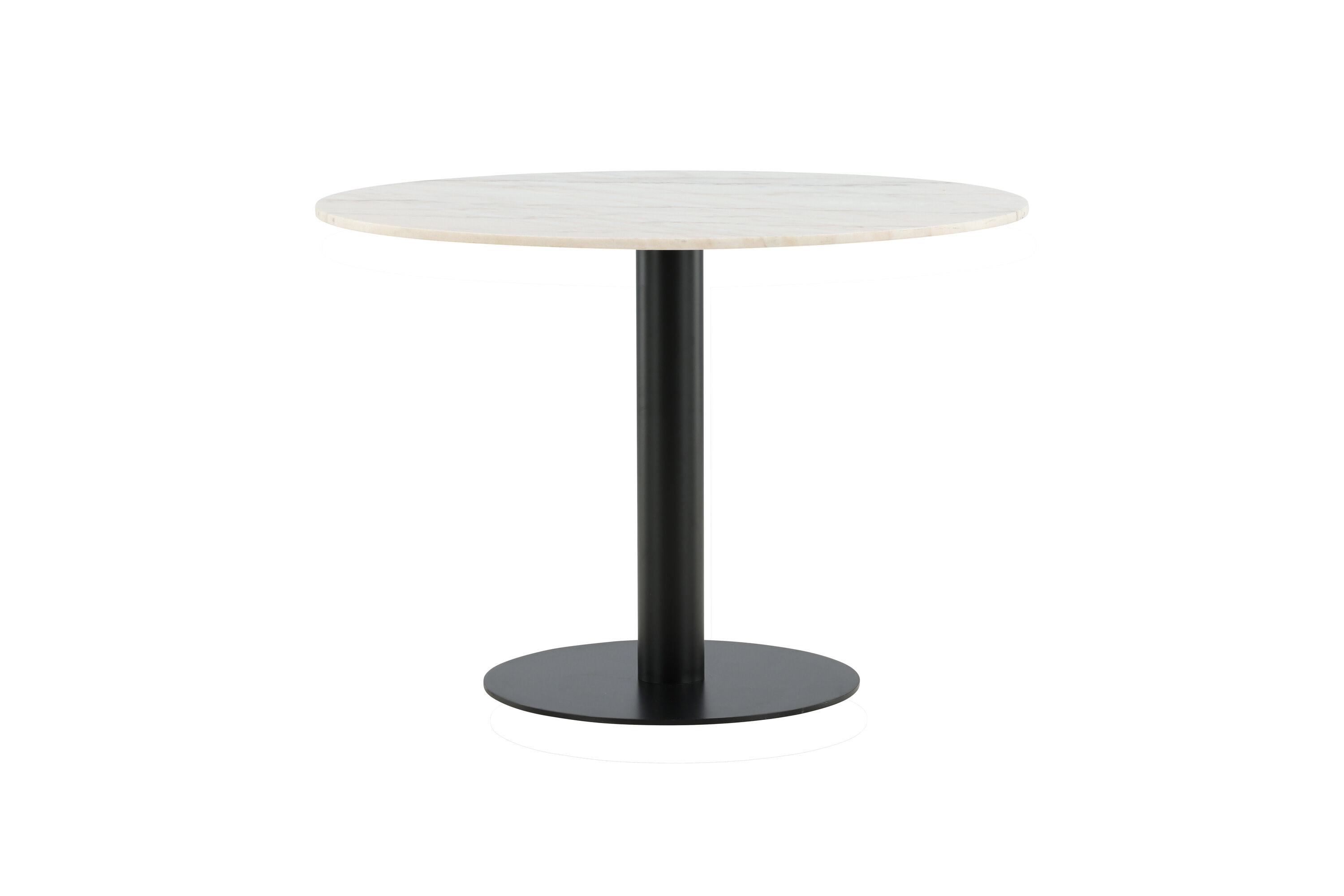 Nohr Ronde Eettafel 'Lenton' Marmer, 106cm, kleur Wit