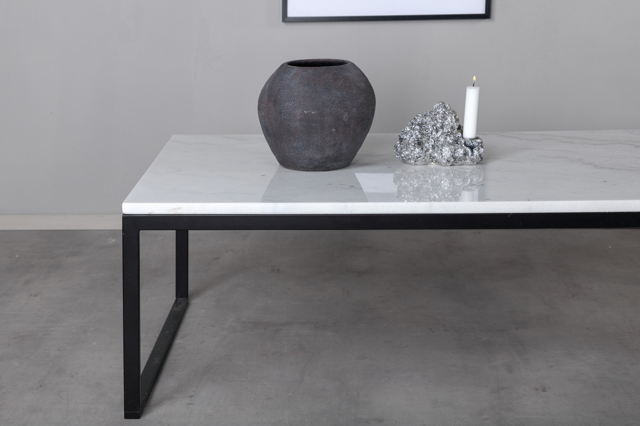 Nohr Salontafel 'Lenton' Marmer, 120 x 60cm, kleur Wit