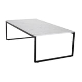 Nohr Salontafel 'Lenton' Marmer, 120 x 60cm, kleur Wit