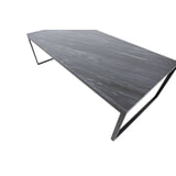 Nohr Salontafel 'Lenton' Marmer, 120 x 60cm, kleur Donkergrijs