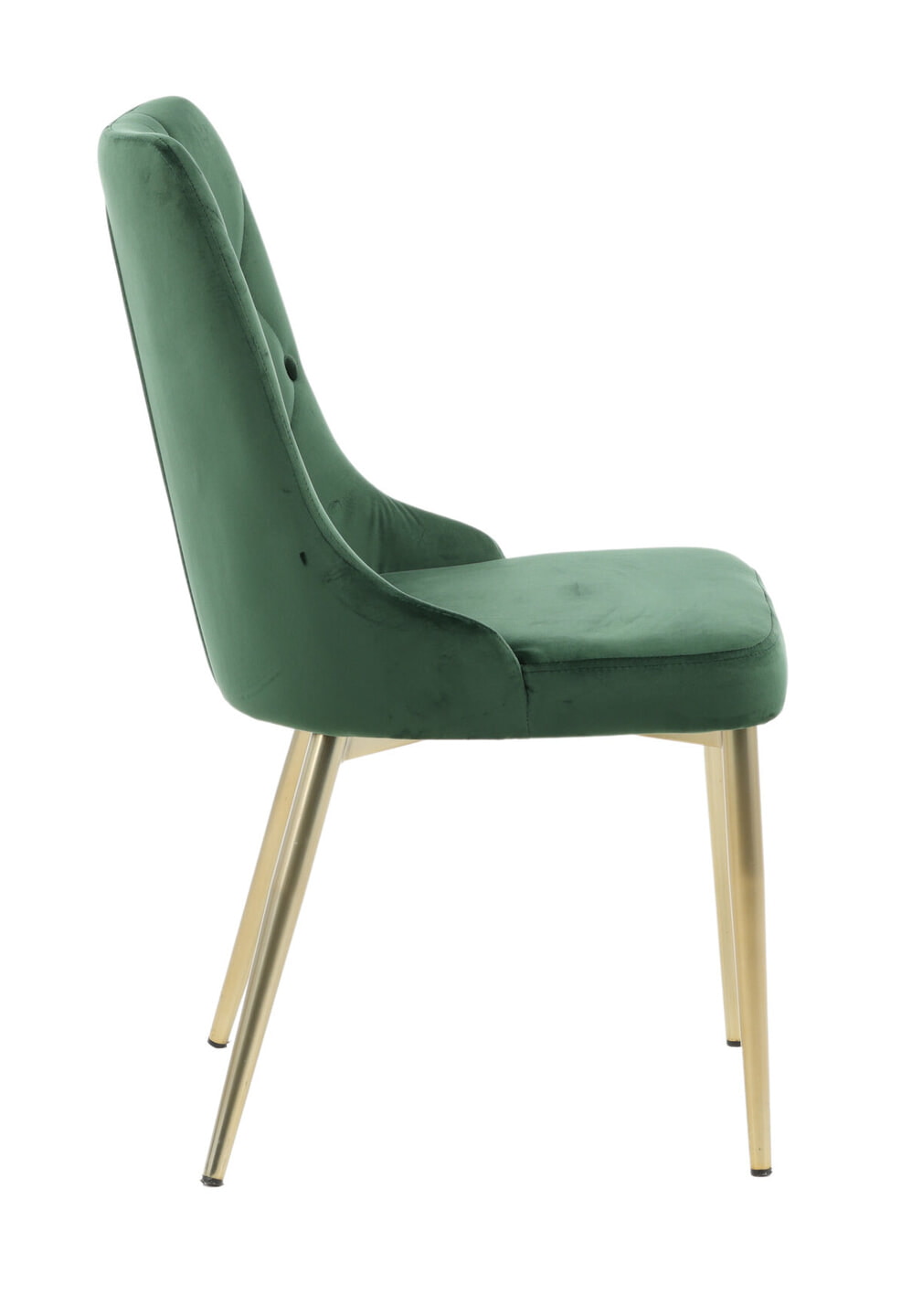 Nohr Eetkamerstoel 'Damar' Velvet, kleur Groen