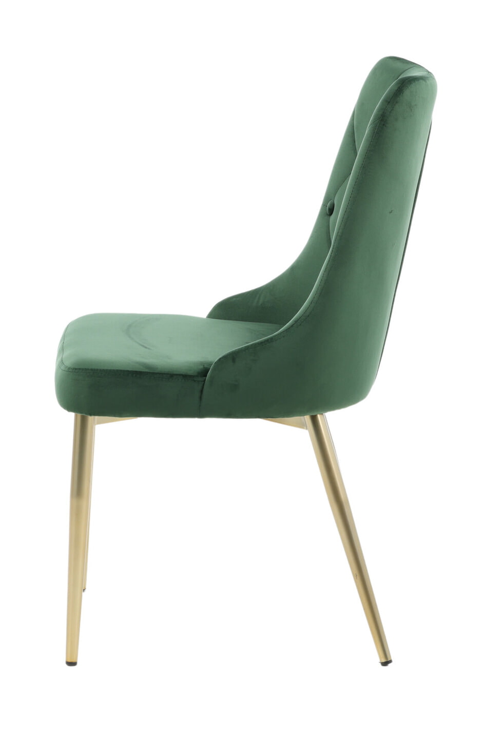 Nohr Eetkamerstoel 'Damar' Velvet, kleur Groen