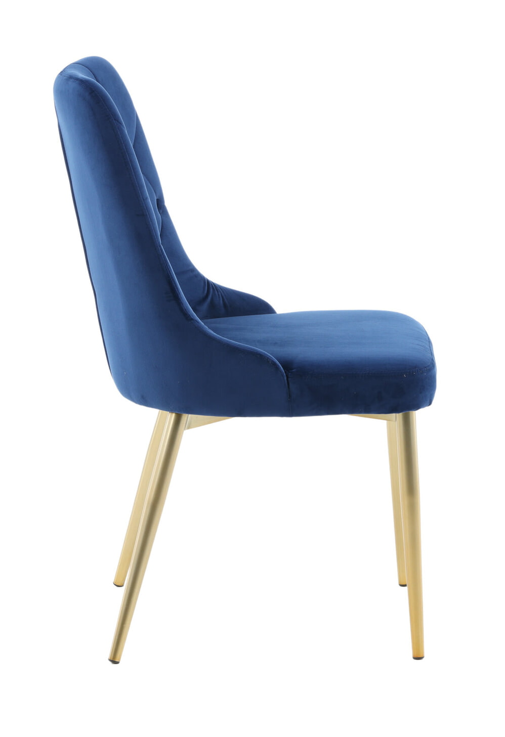 Nohr Eetkamerstoel 'Damar' Velvet, kleur Blauw