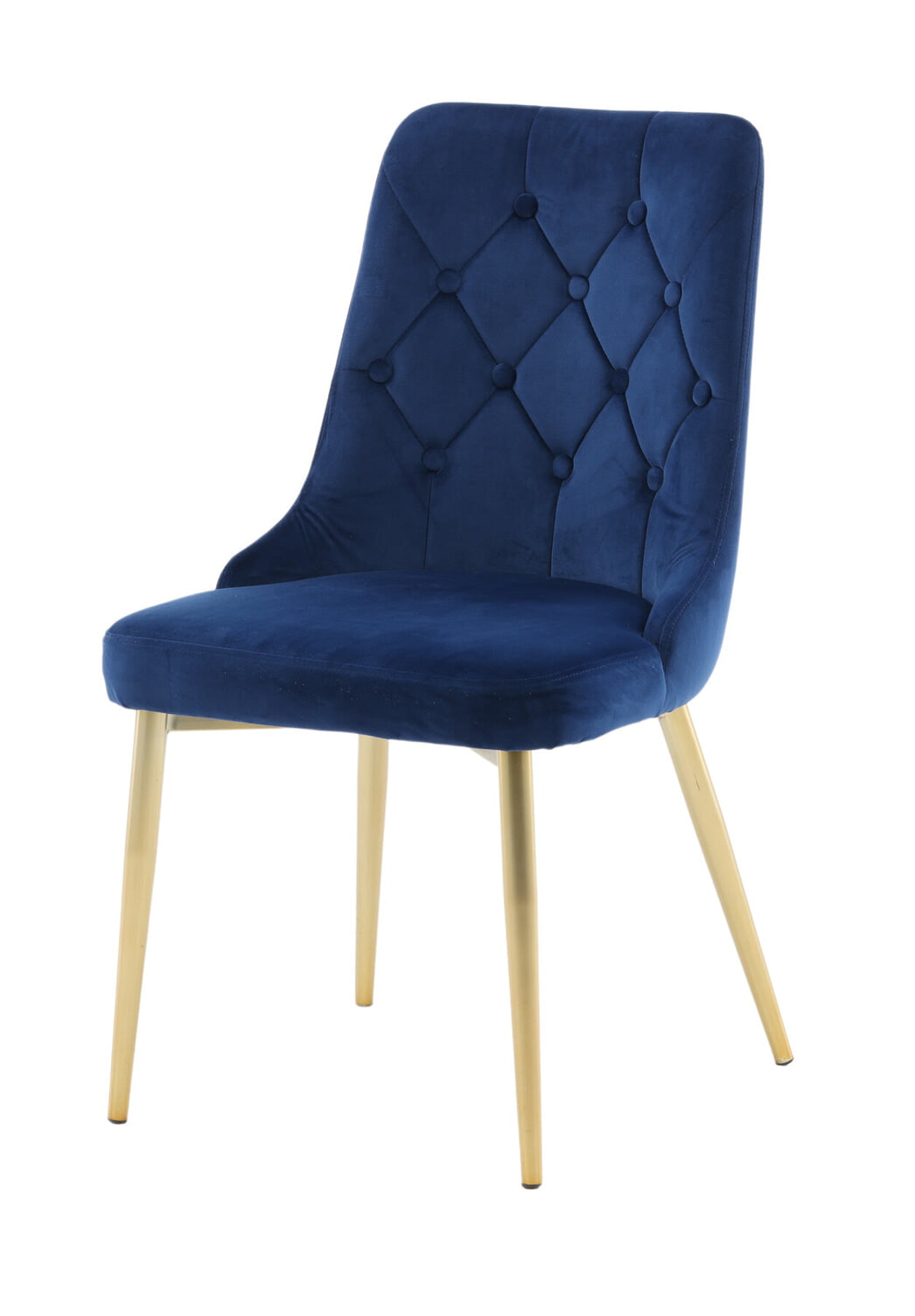 Nohr Eetkamerstoel 'Damar' Velvet, kleur Blauw