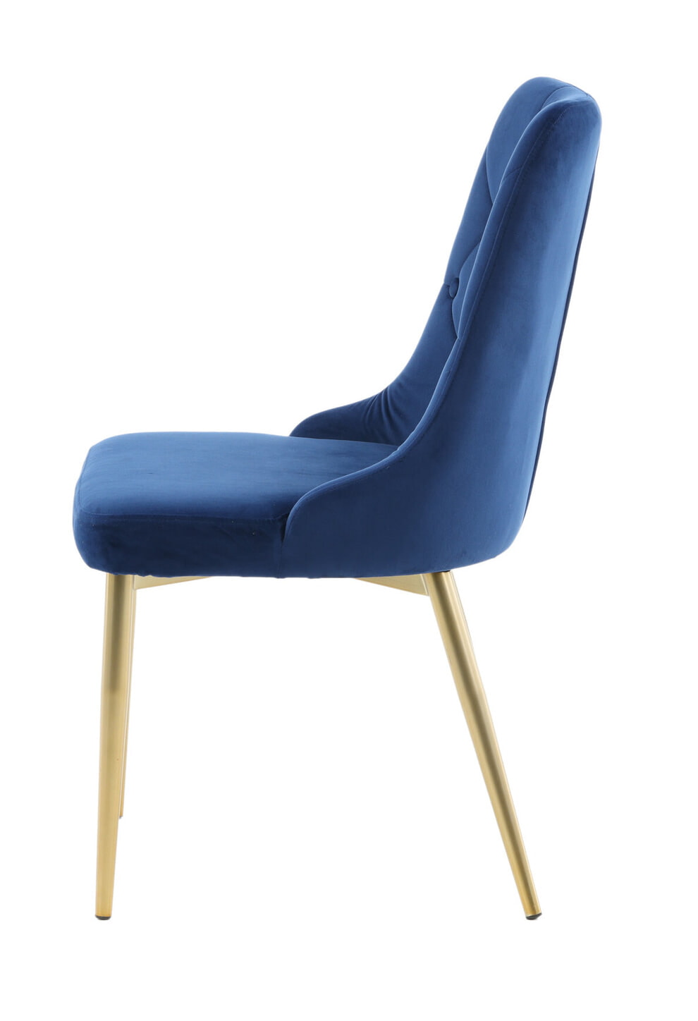 Nohr Eetkamerstoel 'Damar' Velvet, kleur Blauw