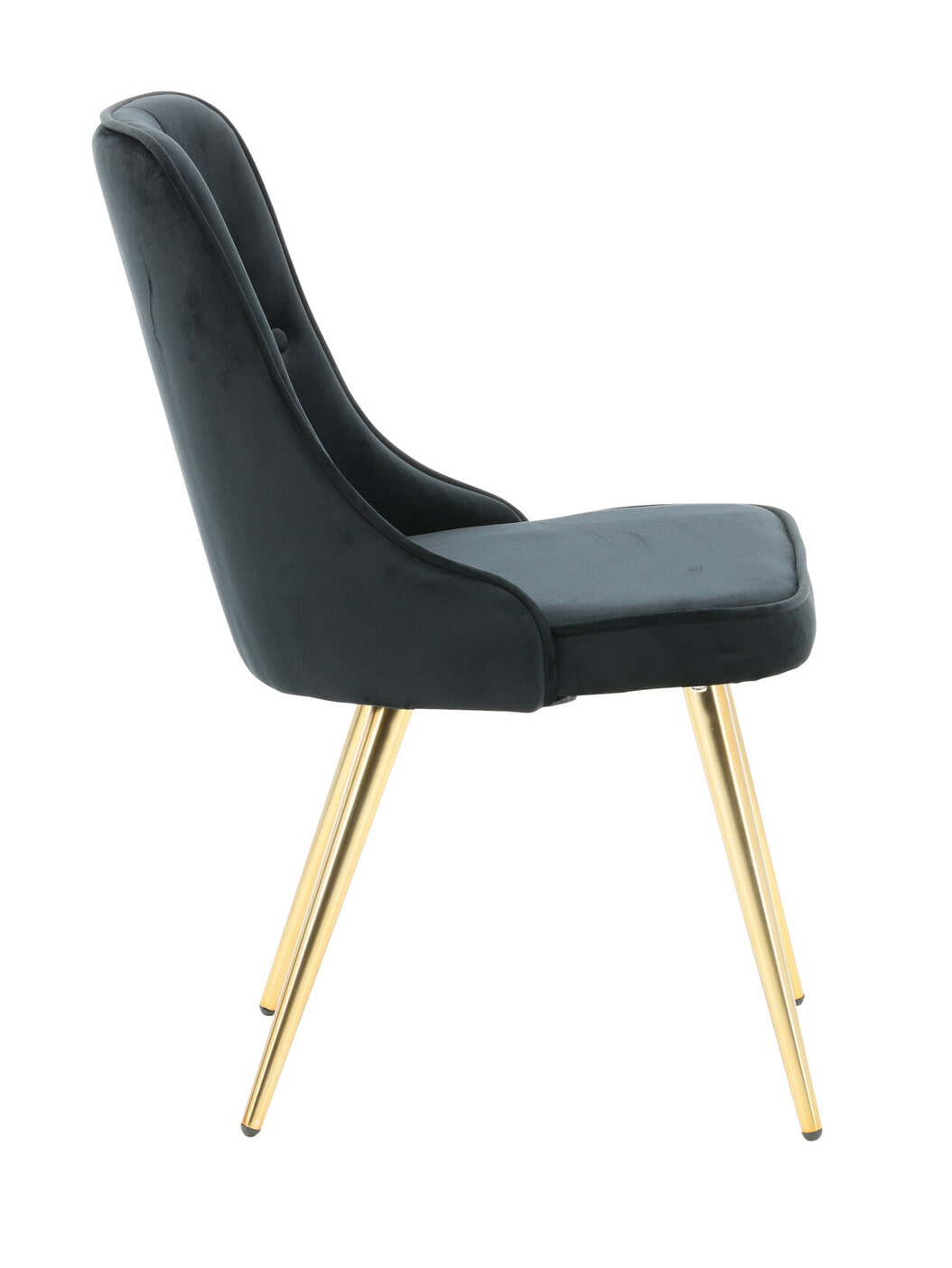 Nohr Eetkamerstoel 'Damar' Velvet, kleur Zwart