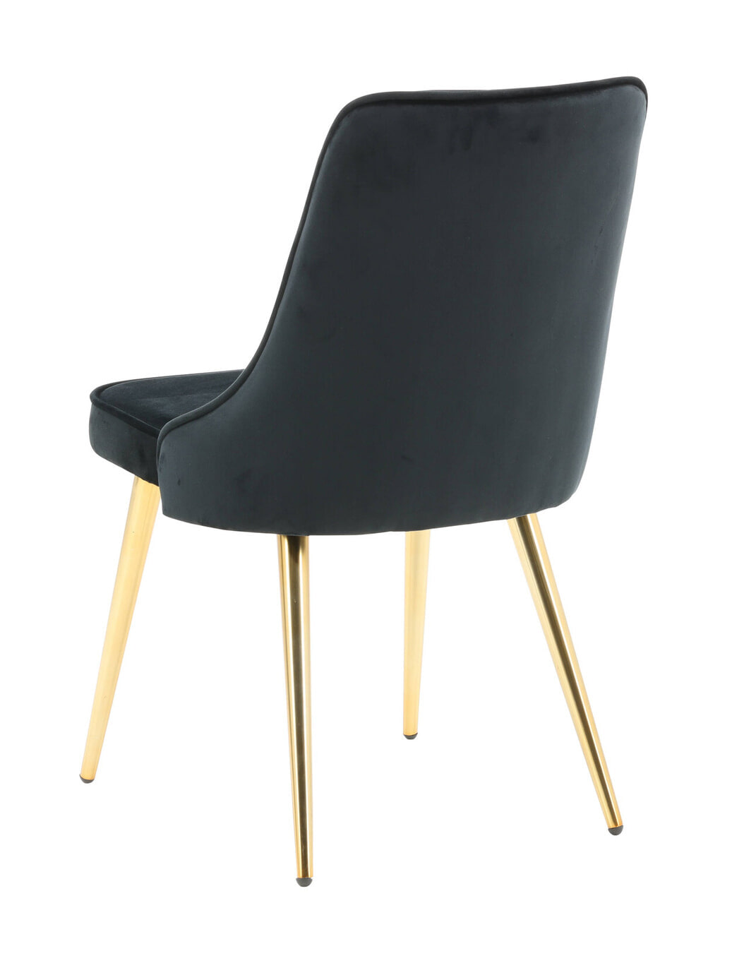 Nohr Eetkamerstoel 'Damar' Velvet, kleur Zwart