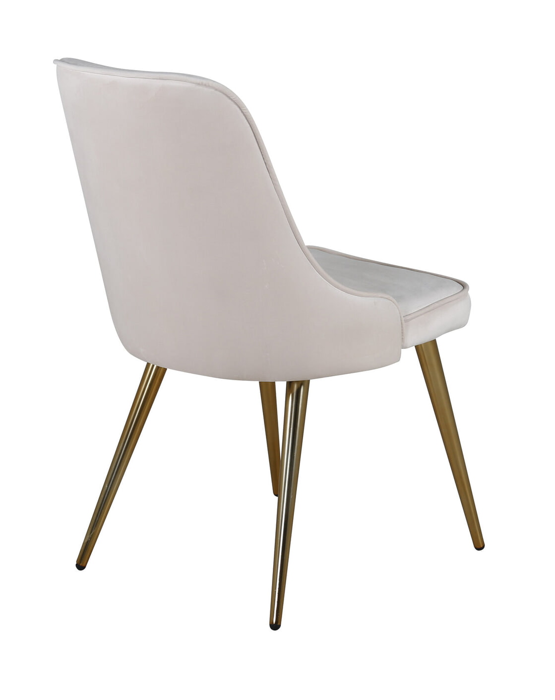 Nohr Eetkamerstoel 'Damar' Velvet, kleur Beige