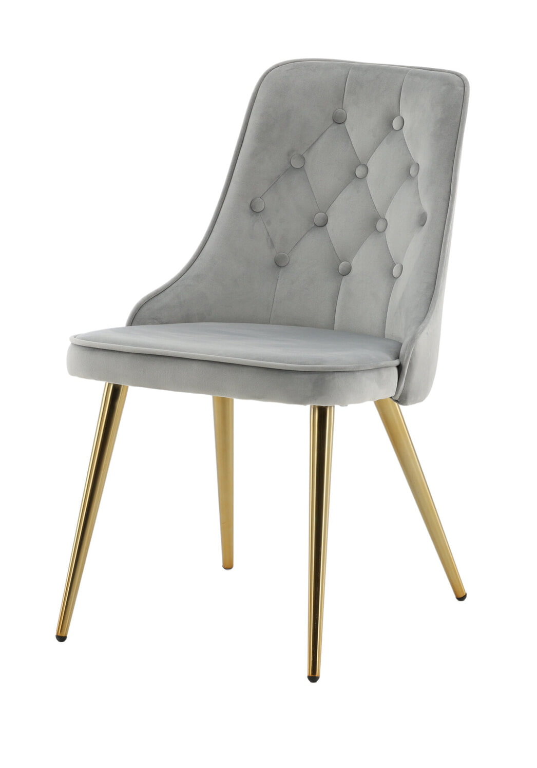 Nohr Eetkamerstoel 'Damar' Velvet, kleur Grijs