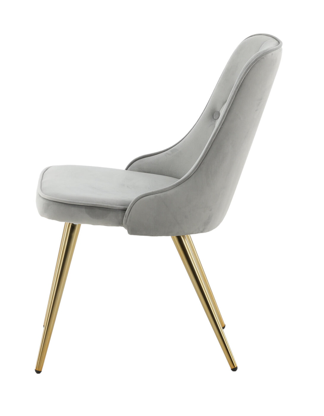 Nohr Eetkamerstoel 'Damar' Velvet, kleur Grijs