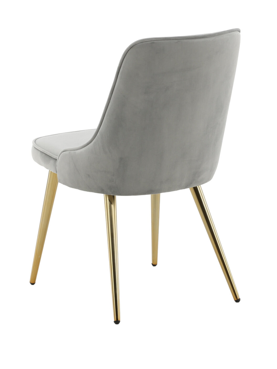 Nohr Eetkamerstoel 'Damar' Velvet, kleur Grijs