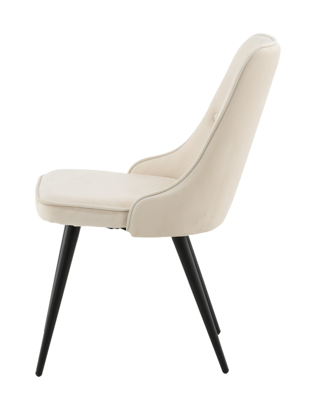 Nohr Eetkamerstoel 'Damar' Velvet, kleur Beige