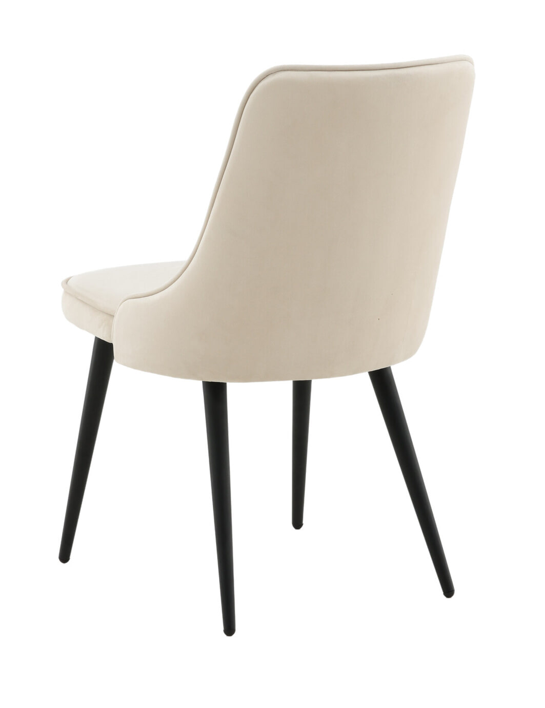 Nohr Eetkamerstoel 'Damar' Velvet, kleur Beige