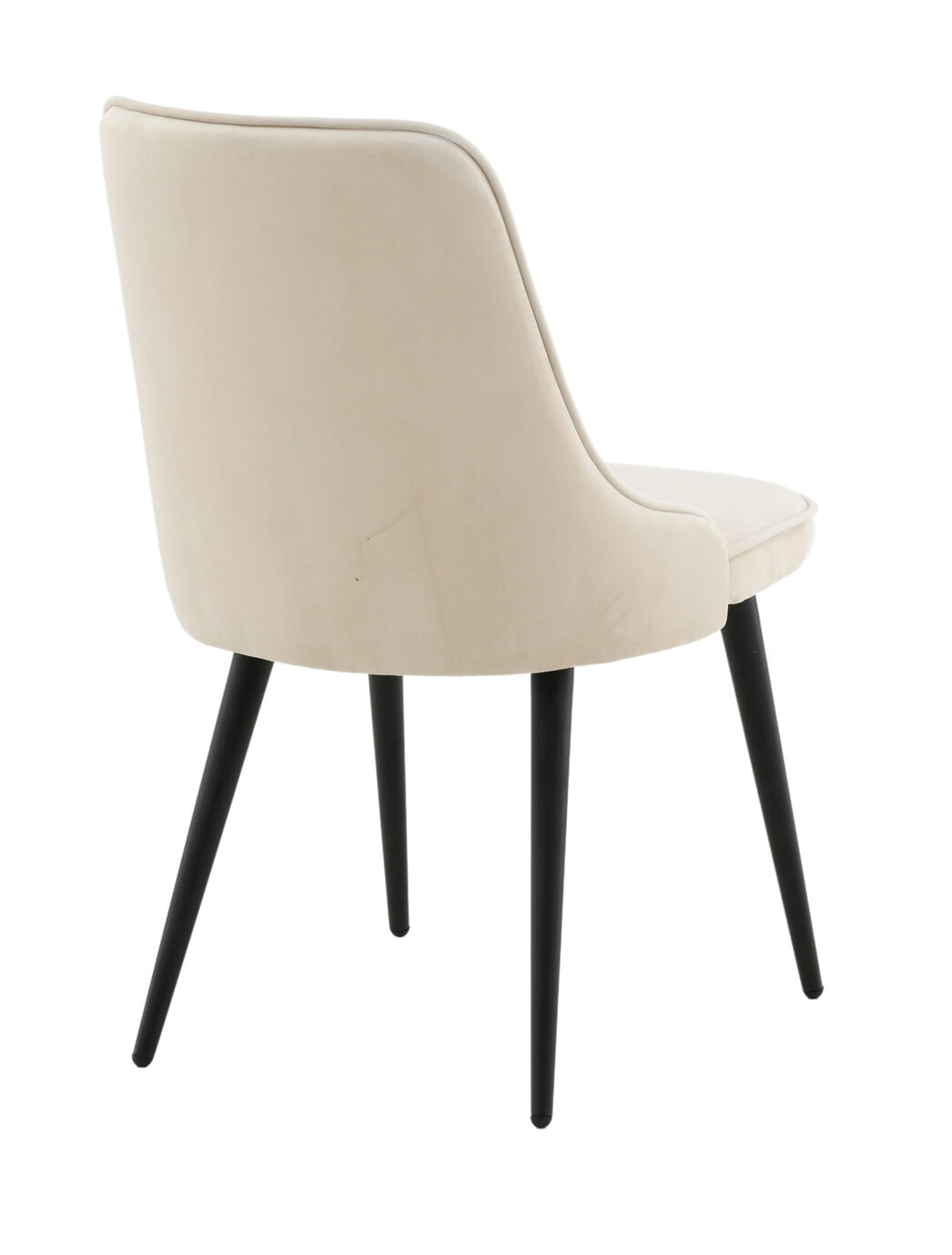 Nohr Eetkamerstoel 'Damar' Velvet, kleur Beige