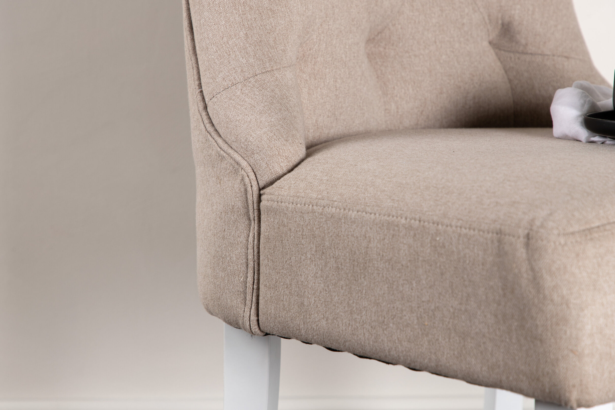 Nohr Eetkamerstoel 'Sibyl' Linnen, kleur Beige